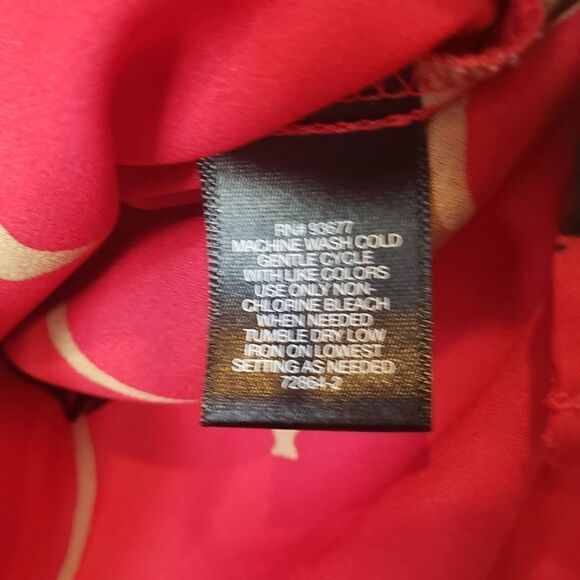 LIZ CLAIBORNE Career Petite Floral Scarf Blouse - Picture 6 of 8